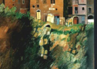 "Calcata" tecnica mista (70 x 90 cm)