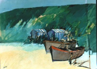 "Riviera" tecnica mista (60 x 80 cm)