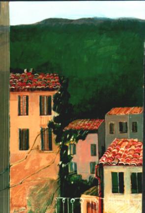 "Castelcolonna" tecnica mista (40 x 60 cm)