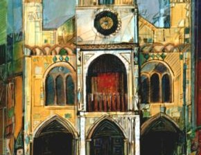 "Cattedrale" tecnica mista (60 x 80 cm)