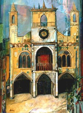 "Cattedrale" tecnica mista (60 x 80 cm)