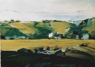 "Paesaggio" tecnica mista (60 x 80 cm)