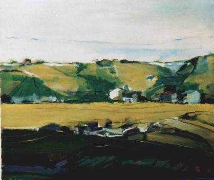 "Paesaggio" tecnica mista (60 x 80 cm)