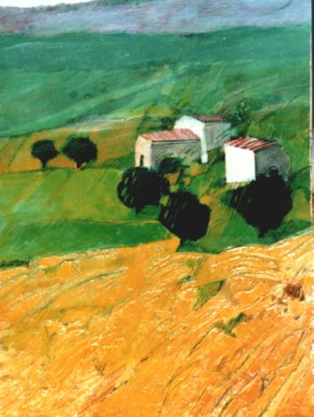"Campagna" tecnica mista (30 x 40 cm)