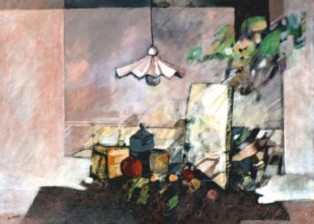 "Interno" tecnica mista (60 x 80 cm)