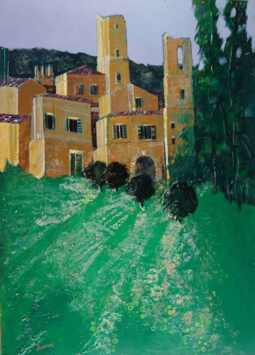 "Crispiero" tecnica mista (50 x 70 cm)