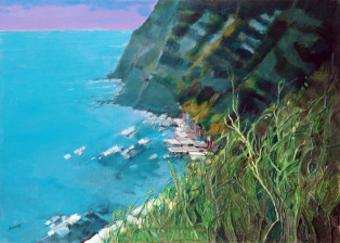 "Grotte al Passetto" tecnica mista (50 x 70 cm)