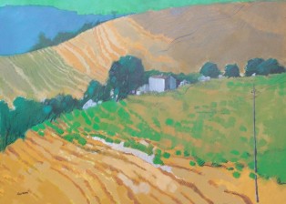 "Colline" tecnica mista (60 x 80 cm)