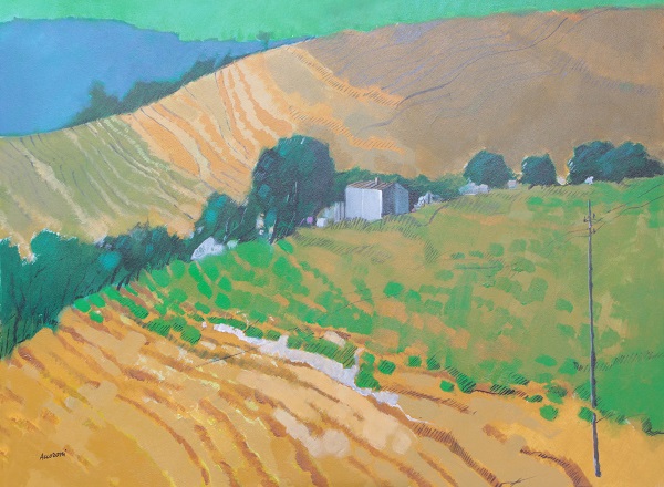 "Colline" tecnica mista (60 x 80 cm)